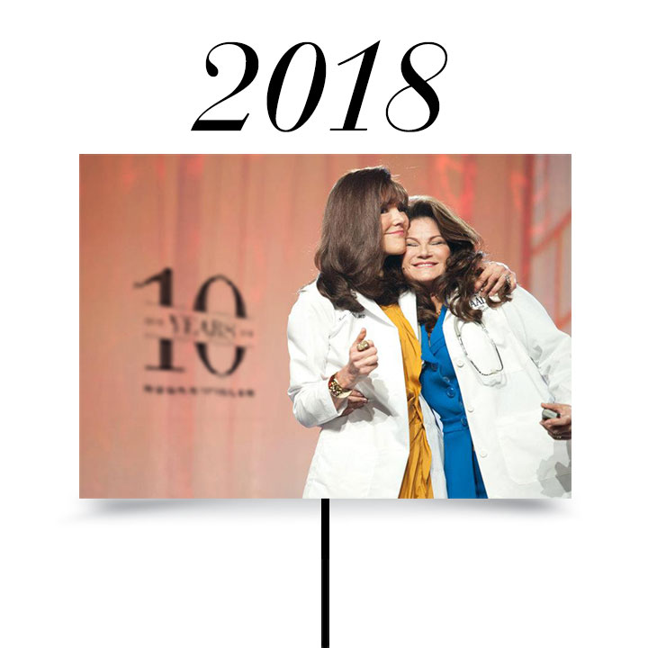 The doctors on-stage at Convention in 2018 The doctors on-stage at Convention in 2018